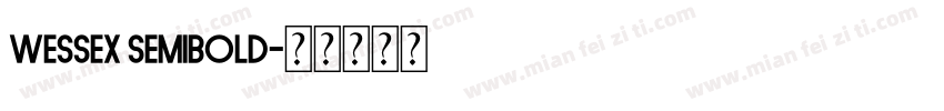 Wessex Semibold字体转换